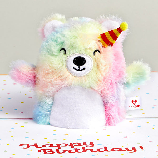 I Love Pop 'Eat Cake & Celebrate' Birthday Plushpop Card