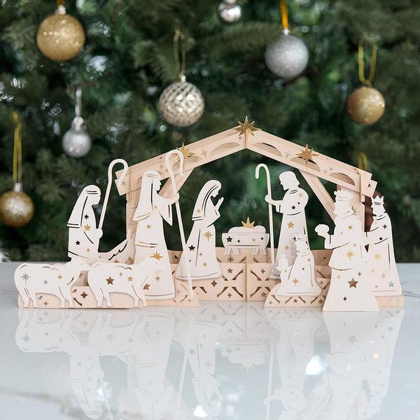 i love pop Elegant Nativity Decor Giant Pop-Up Gift