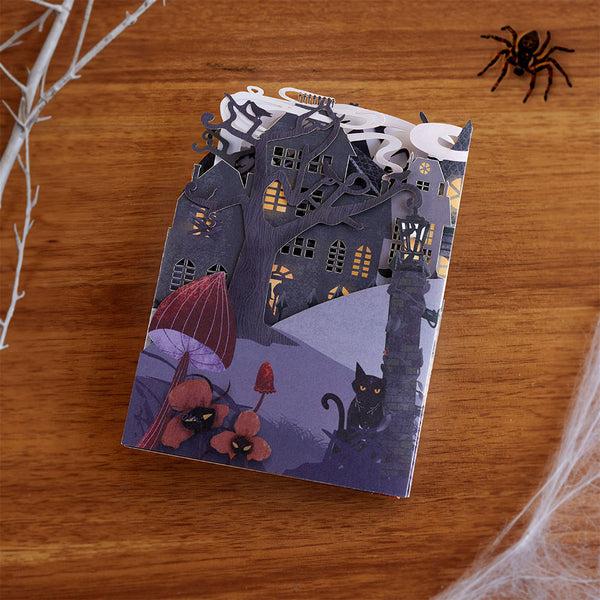 I Love Pop Enchantingly Eerie Halloween Village Loooooong Card™ (Expands To 2 Feet)