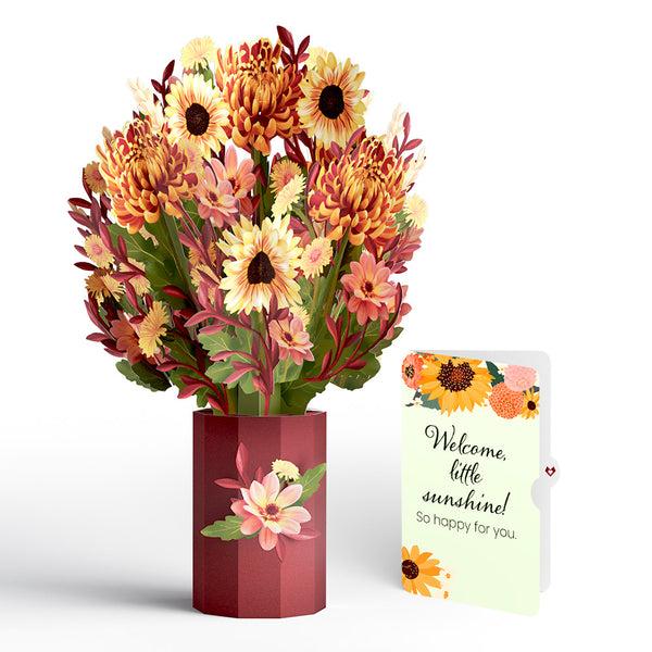 i love pop Fall Sunshine Get Well Soon Bouquet and Sentiment Set