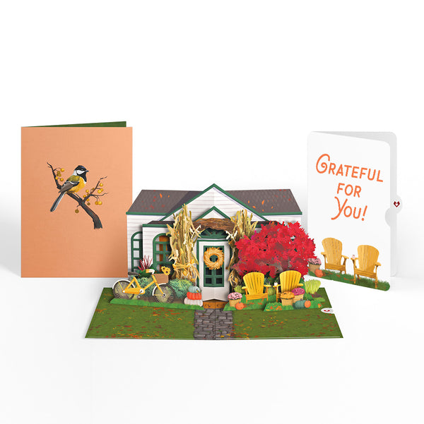 i love pop Fall Welcome Appreciation Pop-Up Card and Sentiment Set
