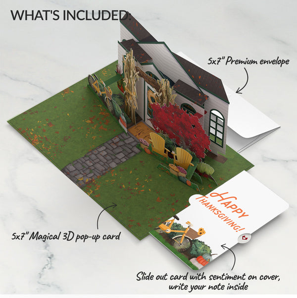 I Love Pop Fall Welcome Thanksgiving Pop-Up Card And Sentiment Set