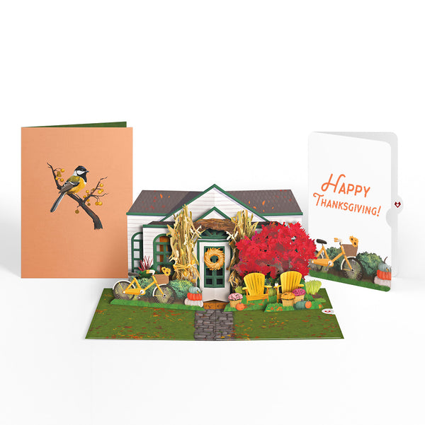 i love pop Fall Welcome Thanksgiving Pop-Up Card and Sentiment Set