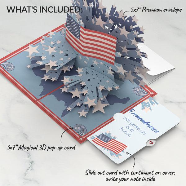 I Love Pop From Sea To Shining Sea Remembrance Pop-Up Card And Sentiment Set