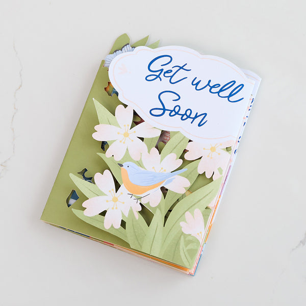 I Love Pop Get Well Soon Loooooong Card™ (Expands To 2 Feet)