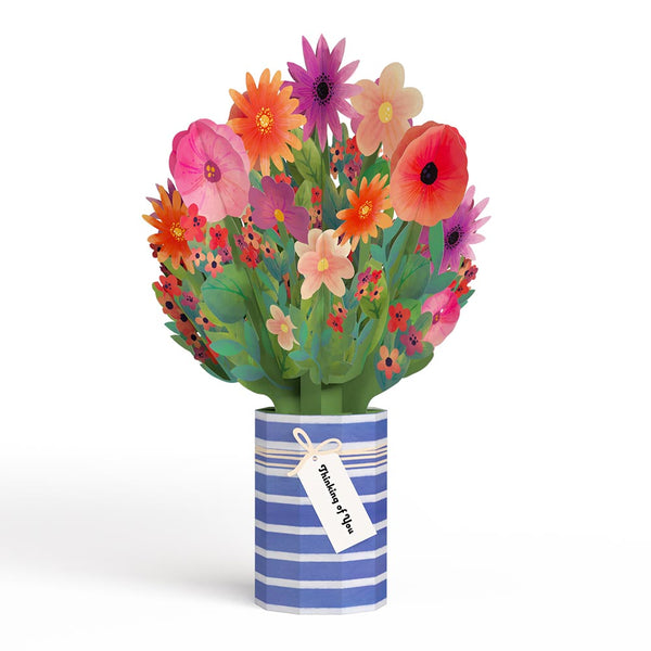 I Love Pop Get Well Soon Pop-Up Card & Bouquet Bundle