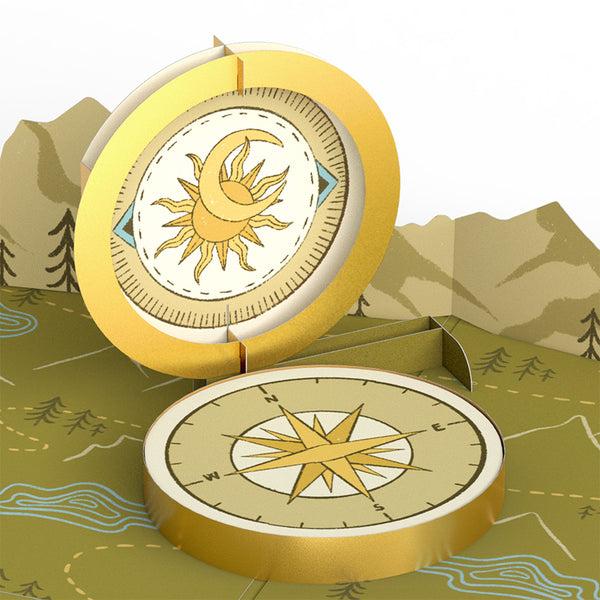 I Love Pop Guiding Compass Graduation Pop-Up Card And Sentiment Set