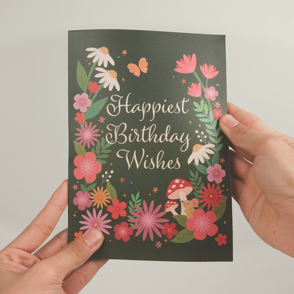 I Love Pop 'Happiest Birthday Wishes' Plushpop Card And Bouquet Bundle