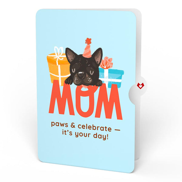 I Love Pop Happy Birthday Dogs Pop-Up Card And Sentiment Set For Mom