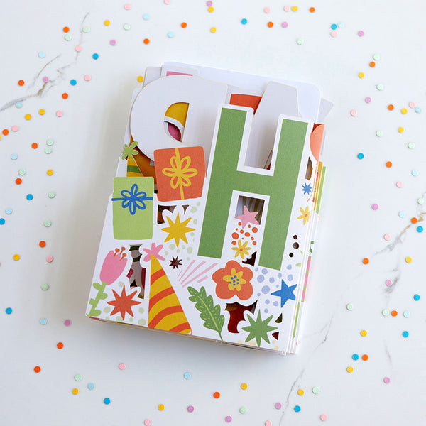 I Love Pop Happy Birthday Loooooong Card™ (Expands To 2 Feet)