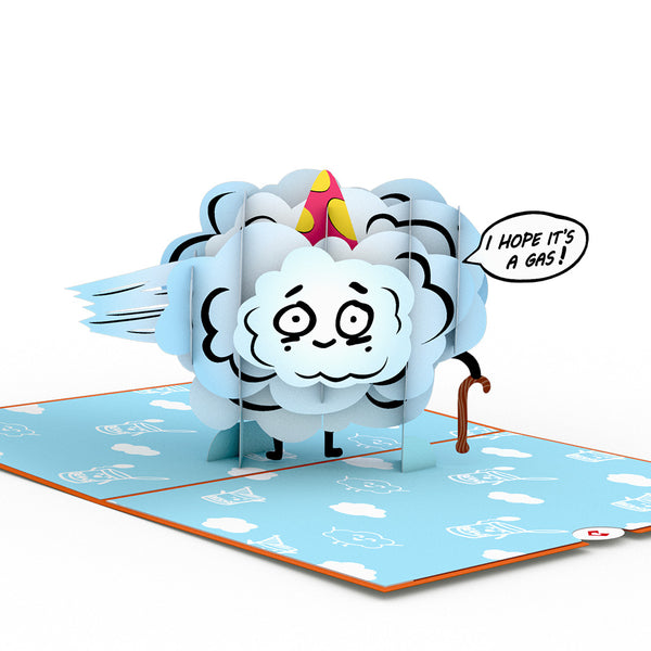 I Love Pop Happy Birthday To An Old Fart Pop-Up Card