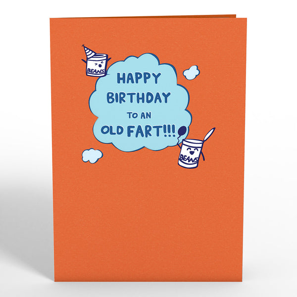 I Love Pop Happy Birthday To An Old Fart Pop-Up Card