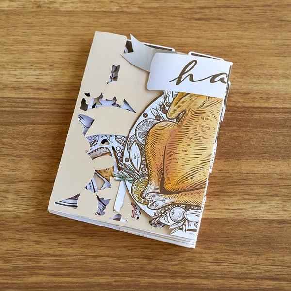 I Love Pop Happy Thanksgiving Loooooong Card™ (Expands To 2 Feet)