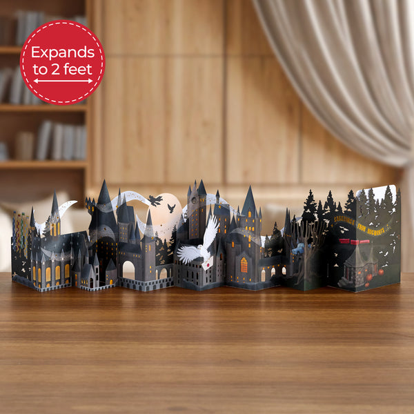 i love pop Harry Potter™ Greetings from Hogwarts™ Loooooong Card™ (Expands to 2 feet)