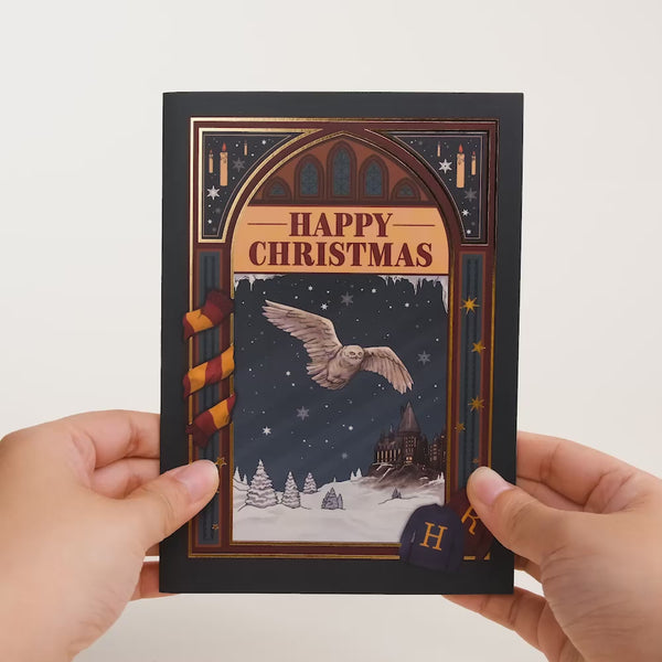 I Love Pop Harry Potter™ Hedwig™ Holiday Magic Pop-Up Card