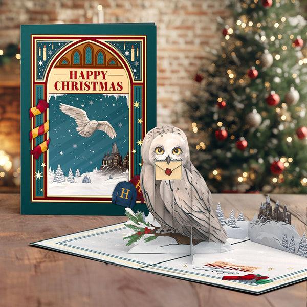 i love pop Harry Potter™ Hedwig™ Holiday Magic Pop-Up Card