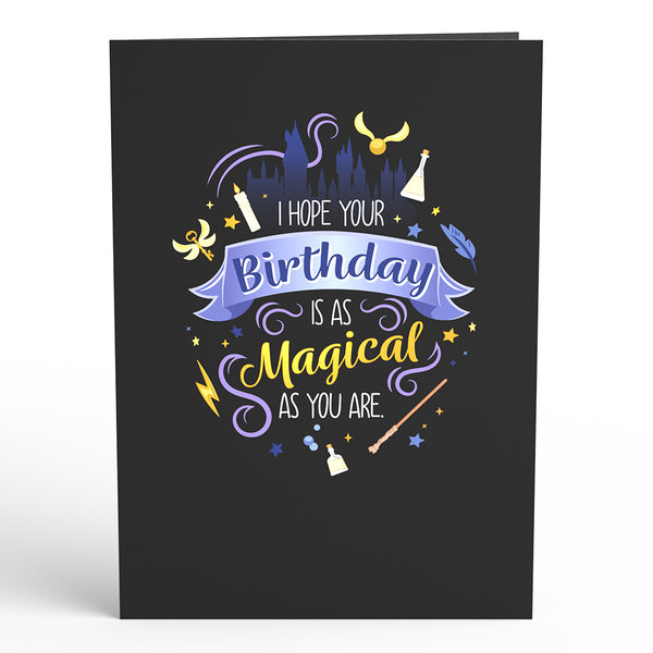 I Love Pop Harry Potter™ Hogwarts™ Birthday Pop-Up Card