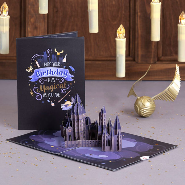 i love pop Harry Potter™ Hogwarts™ Birthday Pop-Up Card