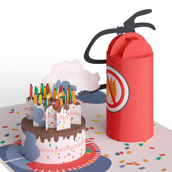 I Love Pop Holy Smokes You're Old Birthday Pop-Up Card