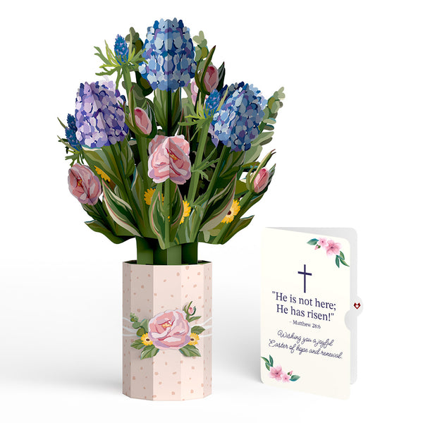 i love pop Hydrangea Easter Bouquet and Sentiment Set