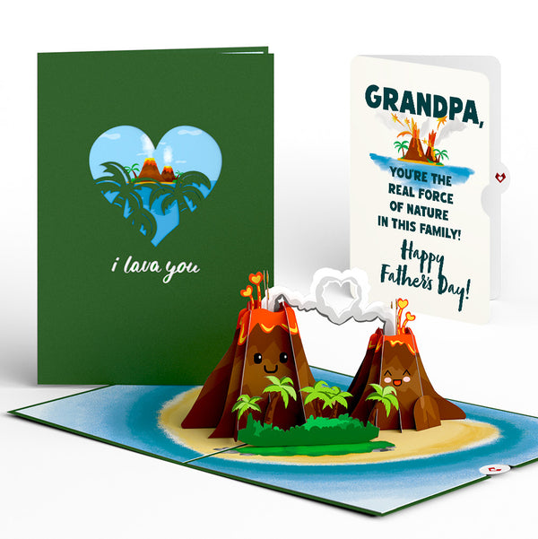 i love pop I Lava You Father's Day Pop-Up Card and Sentiment Set for Grandpa