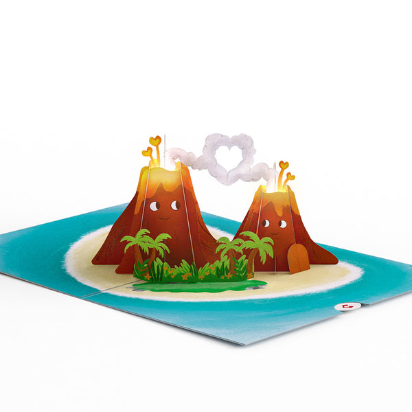 I Love Pop I Lava You Mother's Day Light-Up Pop-Up Card And Sentiment Set For Grandma