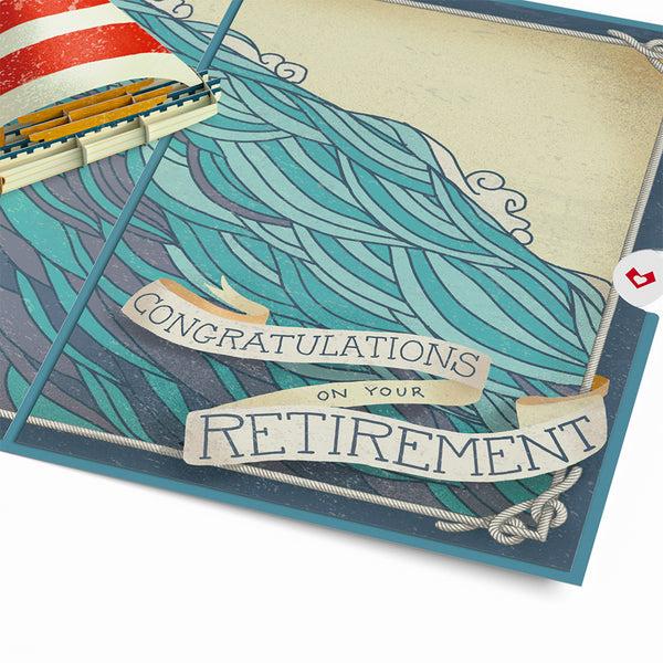 I Love Pop Adventure Awaits Retirement Pop-Up Card