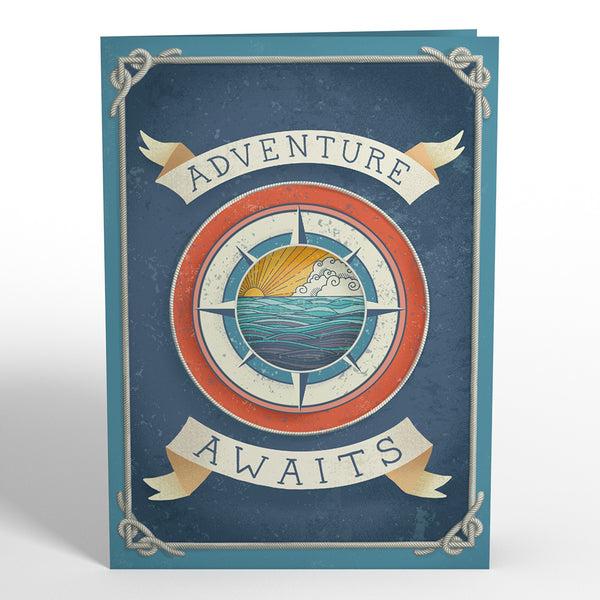 I Love Pop Adventure Awaits Retirement Pop-Up Card