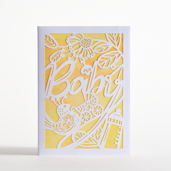 I Love Pop Baby Carriage: Lovepop Moments™ Card