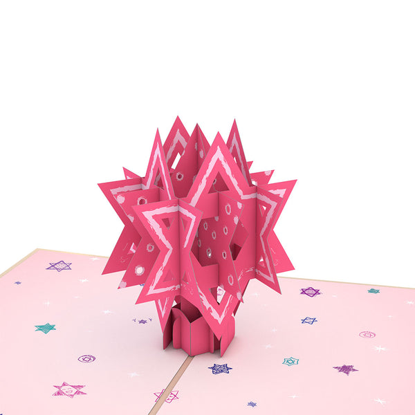 I Love Pop Bat Mitzvah Pop-Up Card
