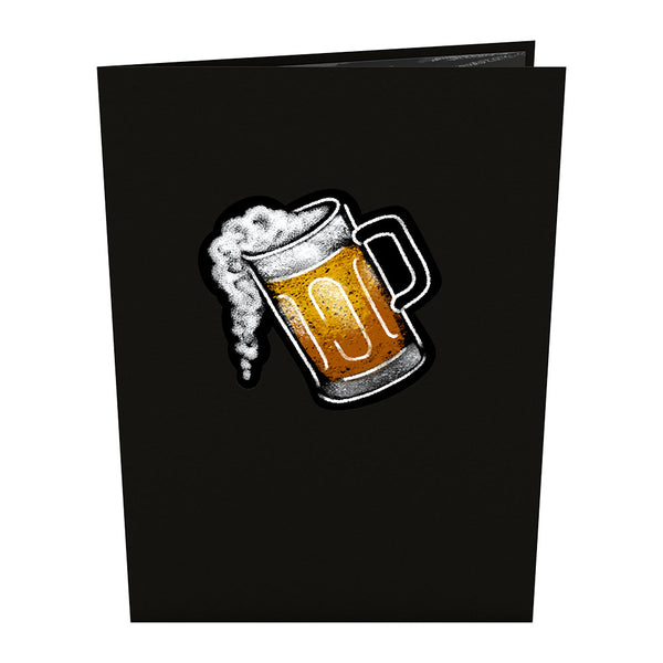 I Love Pop Beer Pop-Up Card