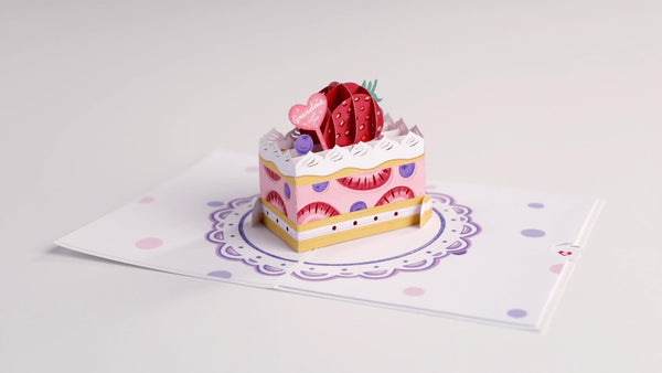 I Love Pop Berry Sweet Grandma Pop-Up Card