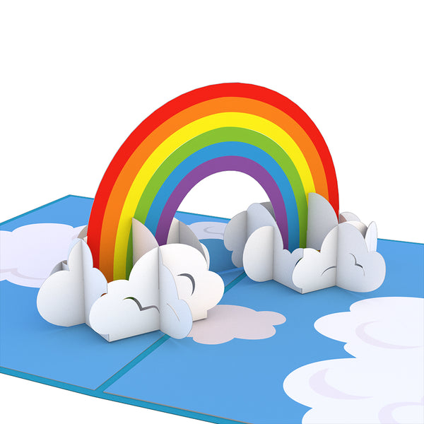 I Love Pop Better Days Ahead Rainbow Pop-Up Card