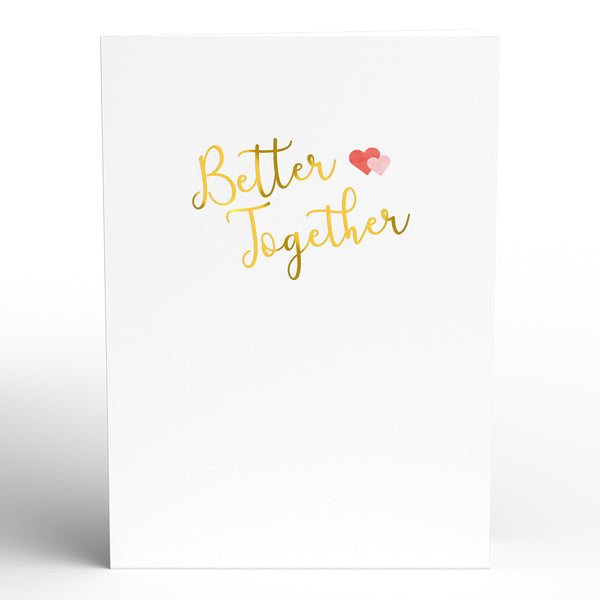I Love Pop Better Together Anniversary Pop-Up Card