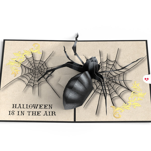 I Love Pop Beware Halloween Spider Pop-Up Card