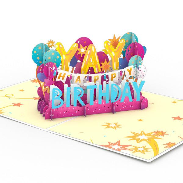 I Love Pop Birthday Celebration Pop-Up Card