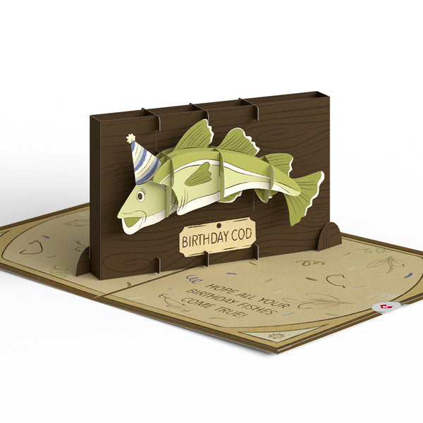 I Love Pop Birthday Cod Pop-Up Card