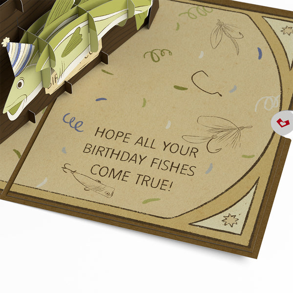 I Love Pop Birthday Cod Pop-Up Card & Bouquet Bundle