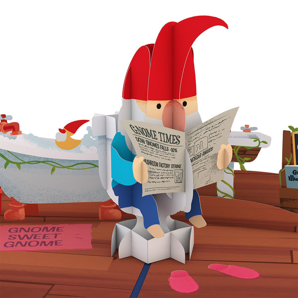I Love Pop Birthday Gnome Pop-Up Card