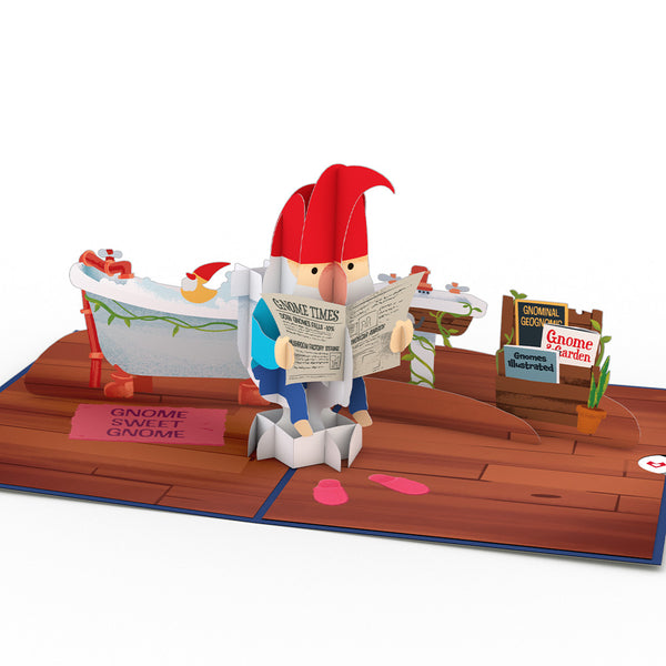 I Love Pop Birthday Gnome Pop-Up Card