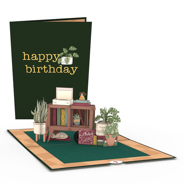 i love pop Birthday Houseplants Pop-Up Card
