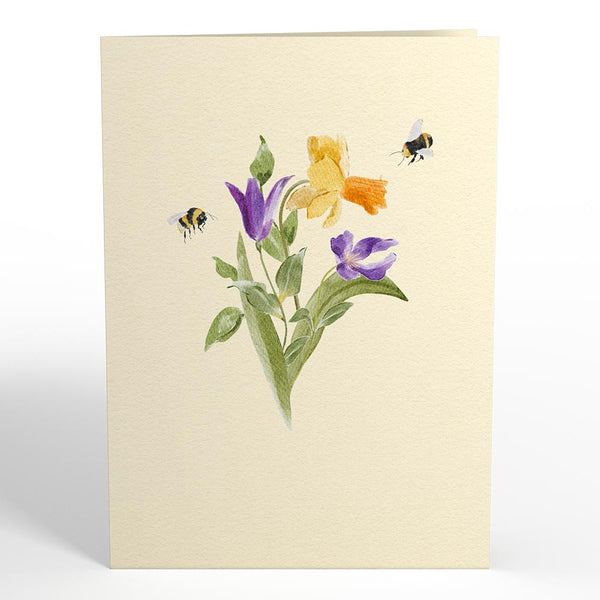 I Love Pop Birthday In Bloom Pop-Up Card