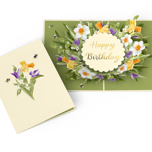 i love pop Birthday in Bloom Pop-Up Card