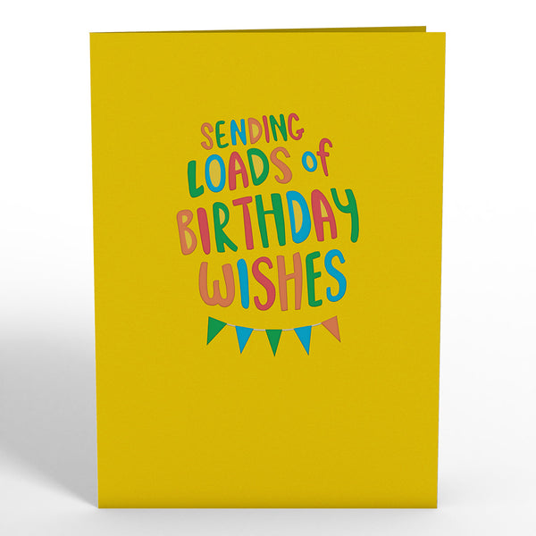 I Love Pop Birthday Truck Pop-Up Card