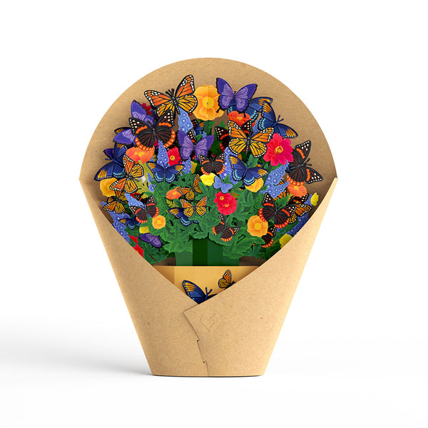 I Love Pop Brilliant Butterfly Bouquet