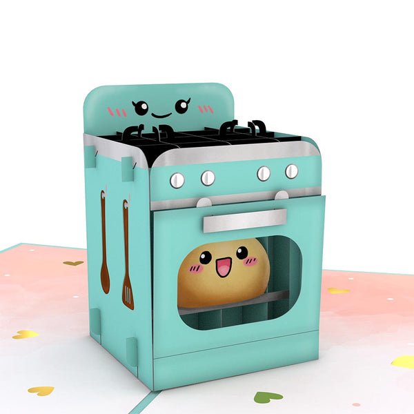 I Love Pop Bun In The Oven Pop-Up Card