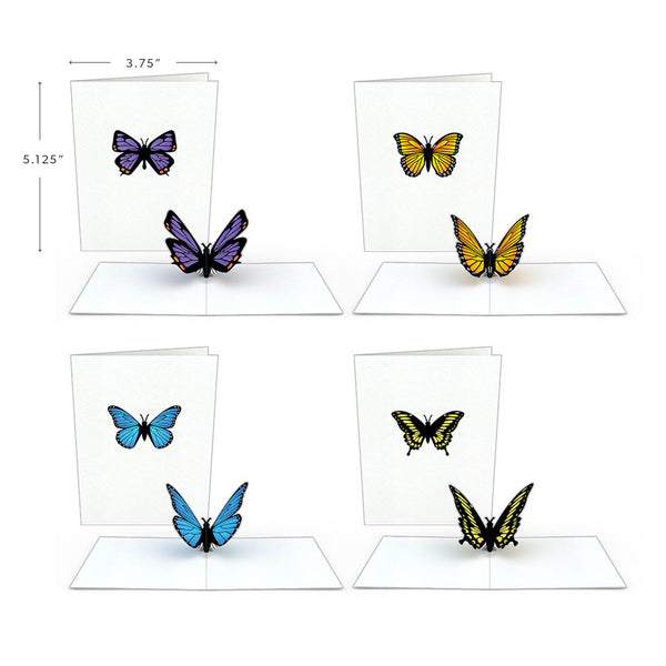 i love pop Butterfly Notecards (Assorted 4-Pack)