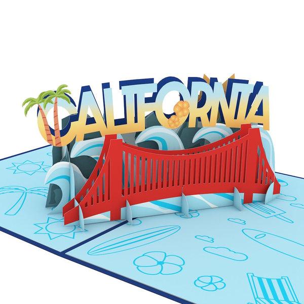 I Love Pop California Pop-Up Card