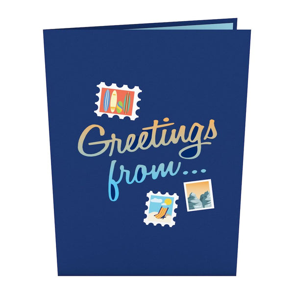 I Love Pop California Pop-Up Card