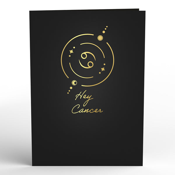 I Love Pop Cancer Zodiac Birthday Pop-Up Card